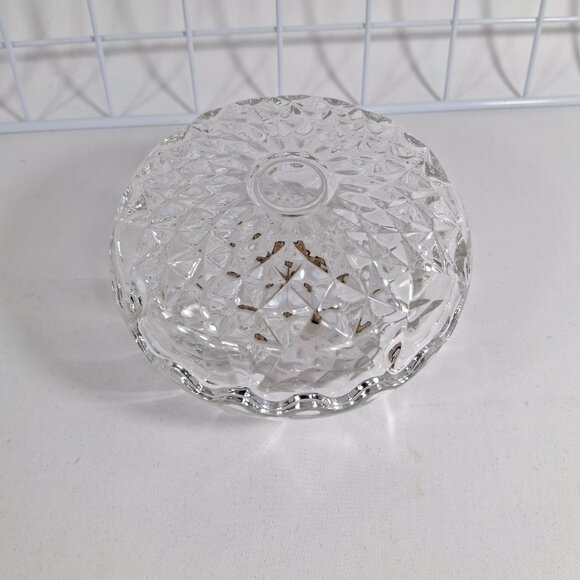New Kristal Zajecar Vtg 24% Lead Crystal Round Trinket Box W Lid Jewelry Box - Picture 3 of 10